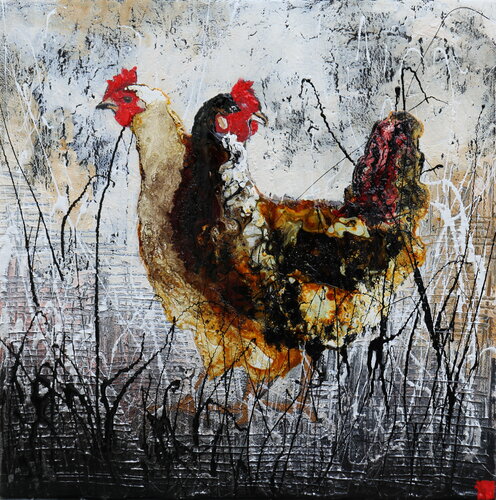 friends par Donatella Marraoni, Peinture en vente sur Singulart