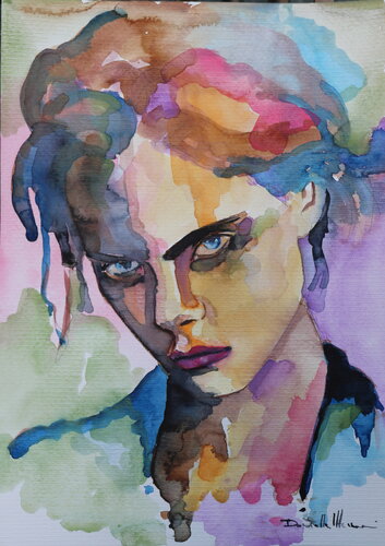 just ask me if I'm ok van Donatella Marraoni, Werk op papier te koop op Singulart