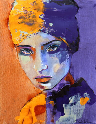 My Head & My Heart II di Donatella Marraoni, Opera su carta in vendita su Singulart