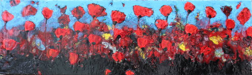 ...nel blu II van Donatella Marraoni, Schilderij te koop op Singulart