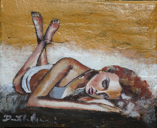 Relaxing time van Donatella Marraoni, Schilderij te koop op Singulart