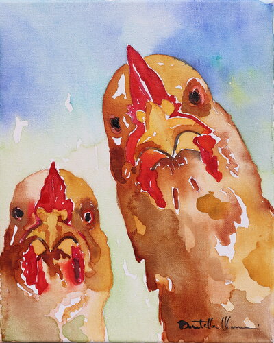 hey you, are you talking to us? van Donatella Marraoni, Schilderij te koop op Singulart