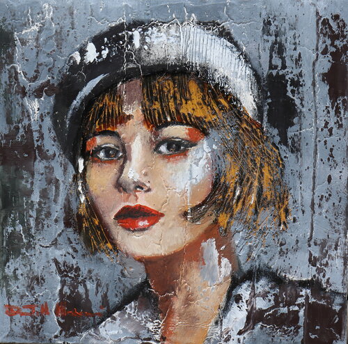 suspicious di Donatella Marraoni, Pittura in vendita su Singulart
