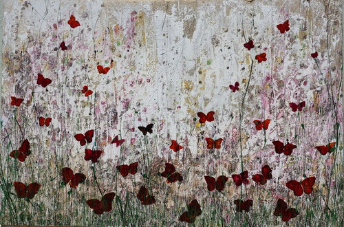 show mw how to fly van Donatella Marraoni, Schilderij te koop op Singulart