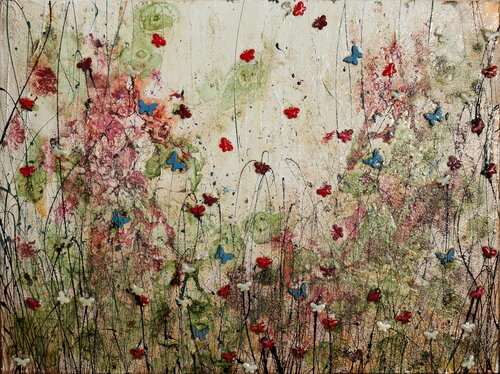 Fly Me To The Moon van Donatella Marraoni, Schilderij te koop op Singulart