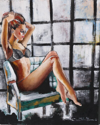 time to relax II par Donatella Marraoni, Peinture en vente sur Singulart