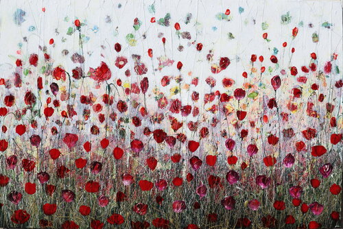we are poppies...we are free! par Donatella Marraoni, Peinture en vente sur Singulart