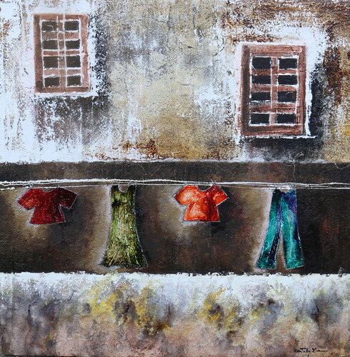 Much more than a wall II par Donatella Marraoni, Peinture en vente sur Singulart