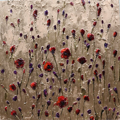 The gold garden par Donatella Marraoni, Peinture en vente sur Singulart