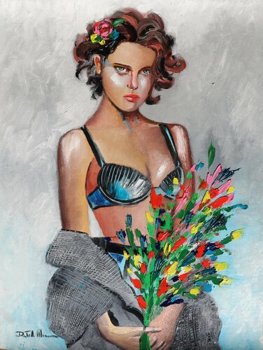 we only said goodbye with words by Donatella Marraoni, Painting for Sale on Singulart
