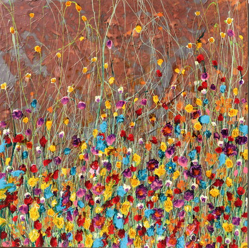 Scegli un fiore...è per te par Donatella Marraoni, Peinture en vente sur Singulart