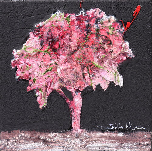 I Talk To The red Trees van Donatella Marraoni, Schilderij te koop op Singulart