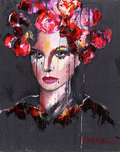 flowers di Donatella Marraoni, Pittura in vendita su Singulart