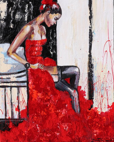 take your time van Donatella Marraoni, Schilderij te koop op Singulart