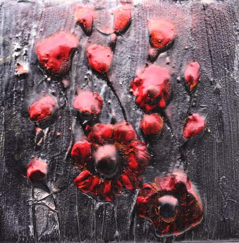 love is good...poppy is better di Donatella Marraoni, Pittura in vendita su Singulart