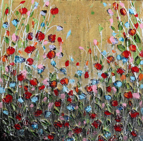 golden feeling par Donatella Marraoni, Peinture en vente sur Singulart