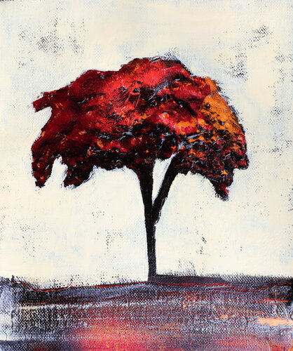 red tree von Donatella Marraoni, Malerei kaufen auf Singulart