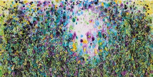 Fiordaliso par Donatella Marraoni, Peinture en vente sur Singulart