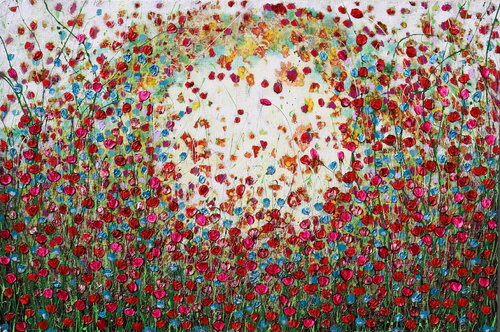 spring fever di Donatella Marraoni, Pittura in vendita su Singulart