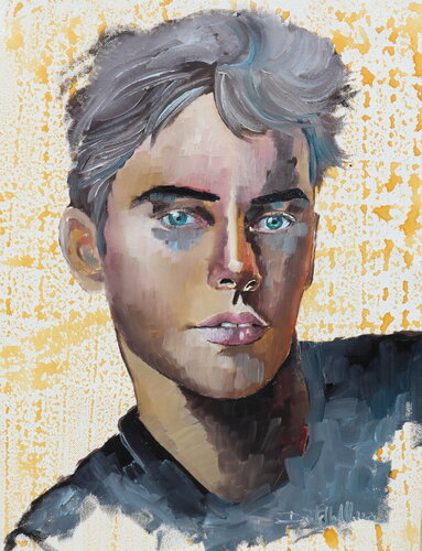 uomo by Donatella Marraoni, Painting for Sale on Singulart