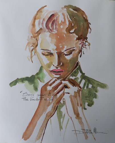 sorry seems to be the hardest word par Donatella Marraoni, Peinture en vente sur Singulart