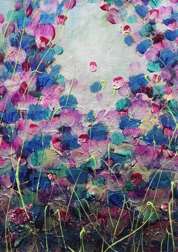 giardino fiorito V by Donatella Marraoni, Painting for Sale on Singulart