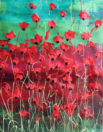 giardino fiorito VIII par Donatella Marraoni, Peinture en vente sur Singulart