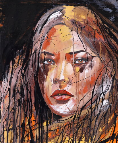 piovono baci dal cielo by Donatella Marraoni, Painting for Sale on Singulart