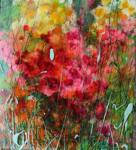 landscape in evolution par Donatella Marraoni, Peinture en vente sur Singulart