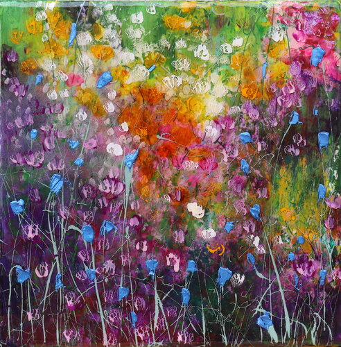 flowers par Donatella Marraoni, Peinture en vente sur Singulart