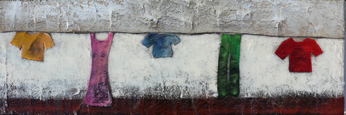 I love my family di Donatella Marraoni, Pittura in vendita su Singulart