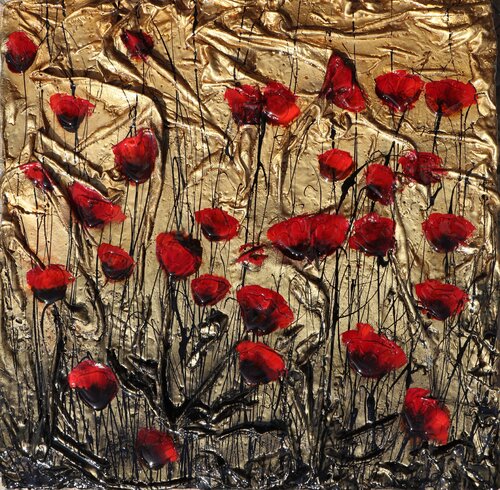 gold memories II de Donatella Marraoni, Pintura a la venta en Singulart