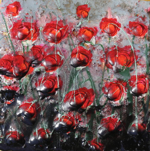 little poppies van Donatella Marraoni, Schilderij te koop op Singulart