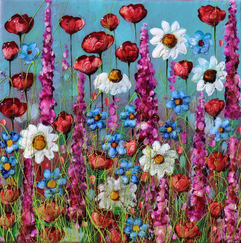 much more than a garden van Donatella Marraoni, Schilderij te koop op Singulart