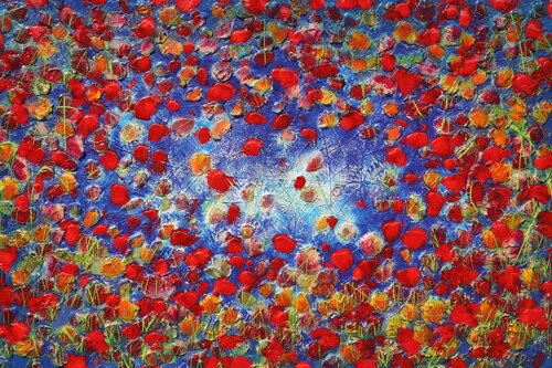 blu spring par Donatella Marraoni, Peinture en vente sur Singulart