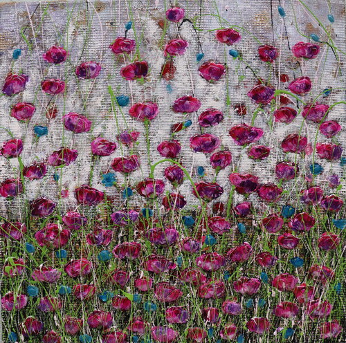 my garden is better par Donatella Marraoni, Peinture en vente sur Singulart