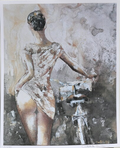 Another woman...another bike von Donatella Marraoni, Digital kaufen auf Singulart