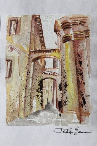 Bevagna di Donatella Marraoni, Pittura in vendita su Singulart