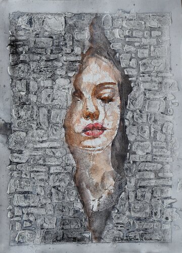 Can break down the wall someday van Donatella Marraoni, Schilderij te koop op Singulart