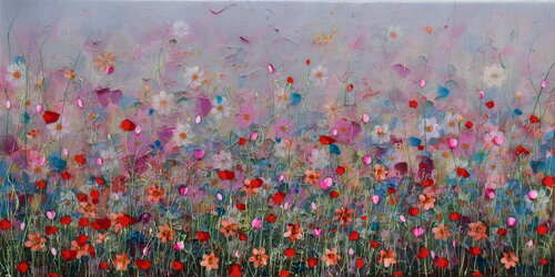 fusion..in a foggy day de Donatella Marraoni, Pintura a la venta en Singulart