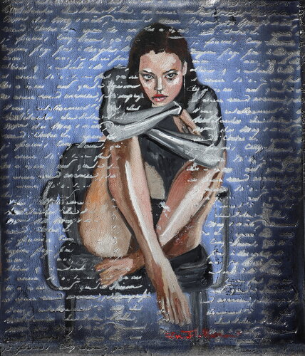 parole parole parole van Donatella Marraoni, Schilderij te koop op Singulart