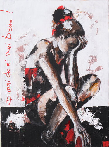 Dimmi che mi vuoi bene by Donatella Marraoni, Painting for Sale on Singulart