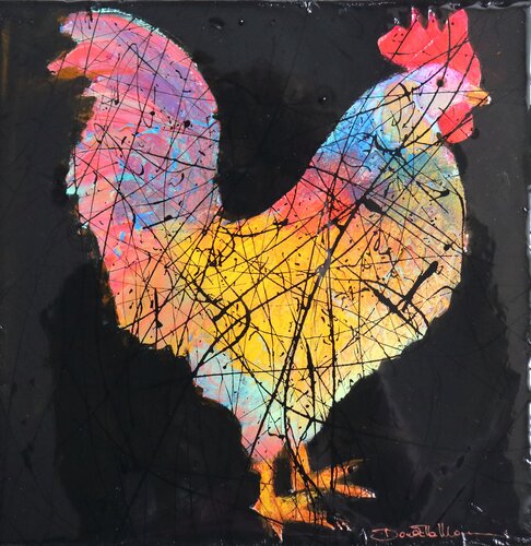 GALLO POP by Donatella Marraoni, Painting for Sale on Singulart