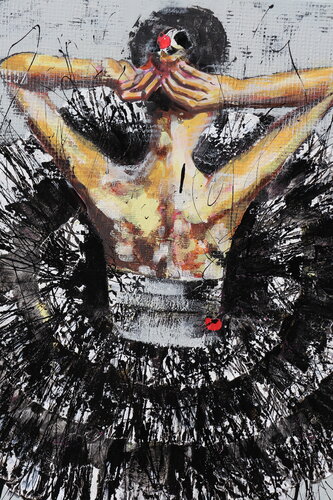 balla per me di Donatella Marraoni, Pittura in vendita su Singulart