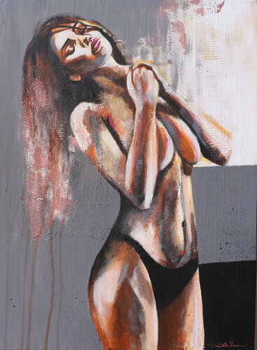chi se ne frega se è sesso o se è amore de Donatella Marraoni, Pintura a la venta en Singulart
