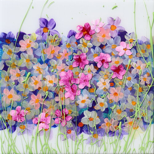 flowers - ceramic de Donatella Marraoni, Pintura a la venta en Singulart