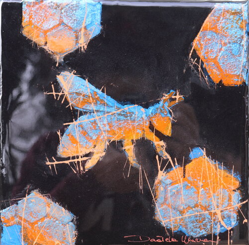 ape pop orange by Donatella Marraoni, Painting for Sale on Singulart