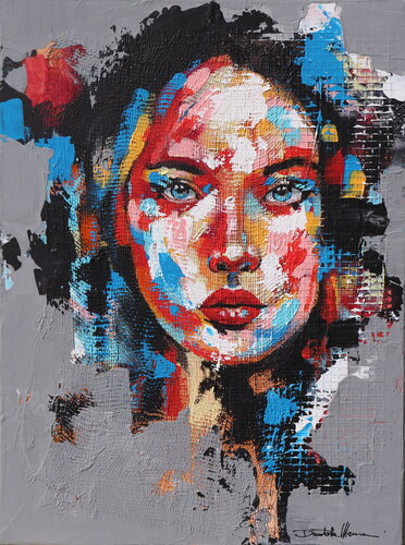 Brucia la terra van Donatella Marraoni, Schilderij te koop op Singulart