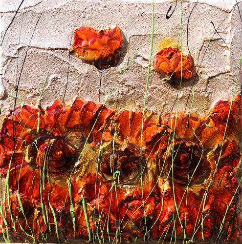 magic sunflowers by Donatella Marraoni, Painting for Sale on Singulart