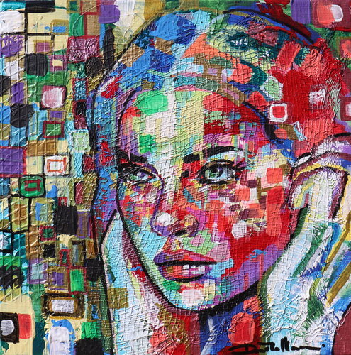 green loop van Donatella Marraoni, Schilderij te koop op Singulart